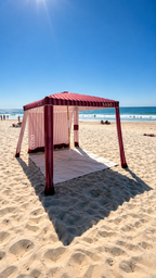  The Miami Cabana with matching zip-on shade walL